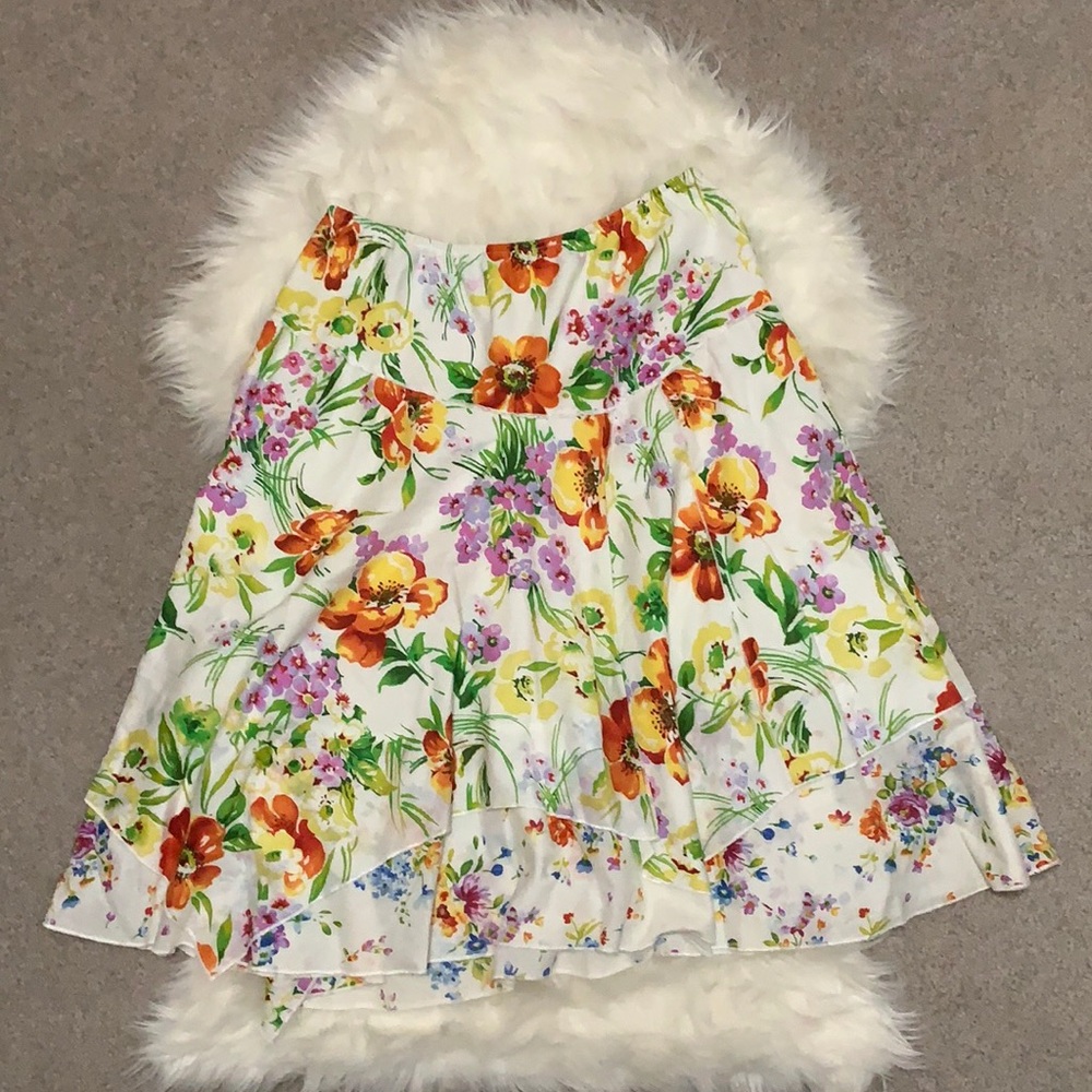 🌸 Per Una Floral Tiered Skirt